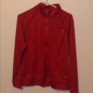 DANKIN NOW red zip up jacket